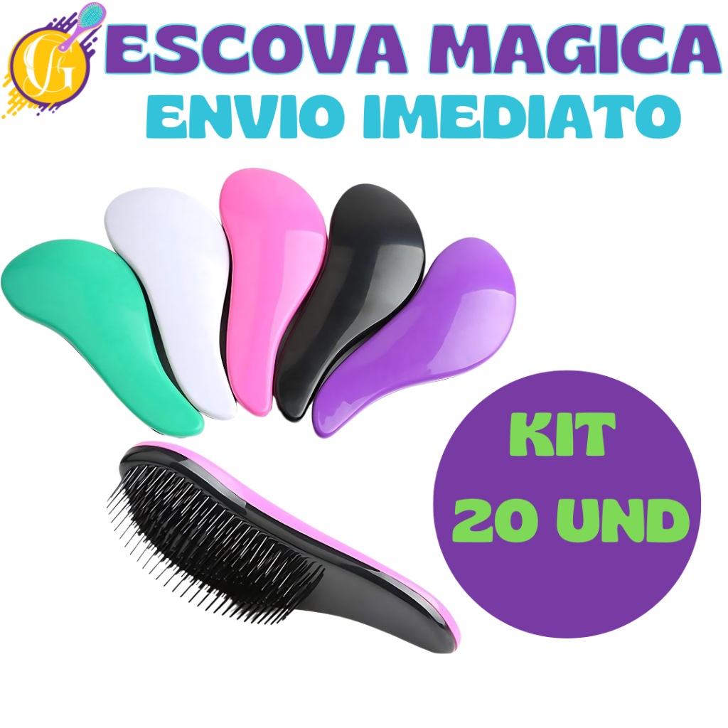 D488-KIT20ESCOVASMGICASSORTIDA